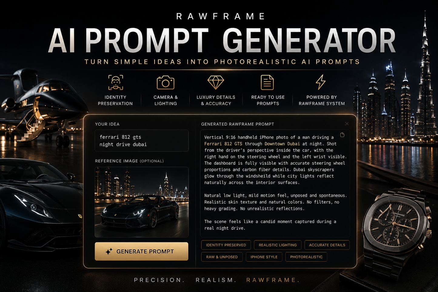 RAWFRAME Prompt Generator