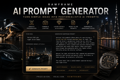 RAWFRAME Prompt Generator